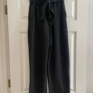 Elegant Black High-Waisted Pants